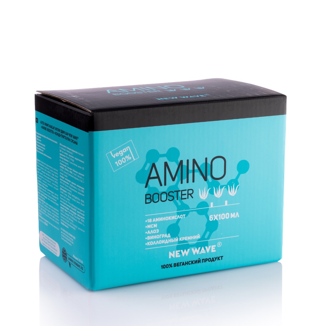 промо наборы - 6 «Vegan Amino Booster» конц. напиток, алоэ и виноград, 6х100мл — изображение 1
